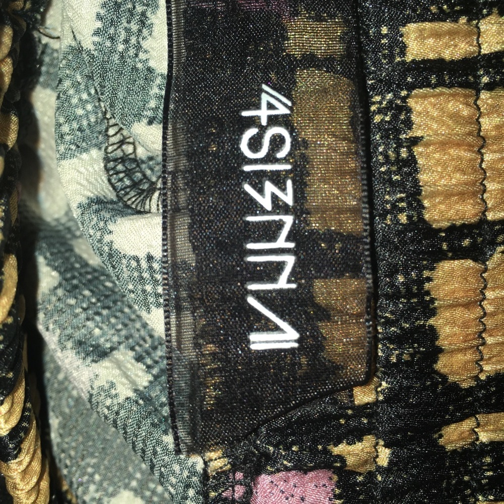 NWT 4Si3nna Yasmine XS lightweight plaid pants - Picture 5 of 5